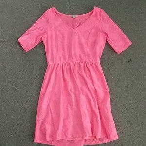 Highlighter Pink Dress